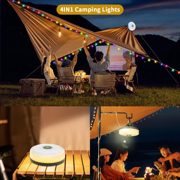 HOT SALE 45%š„Outdoor Lighting Camping Lantern Roll Atmosphere Light