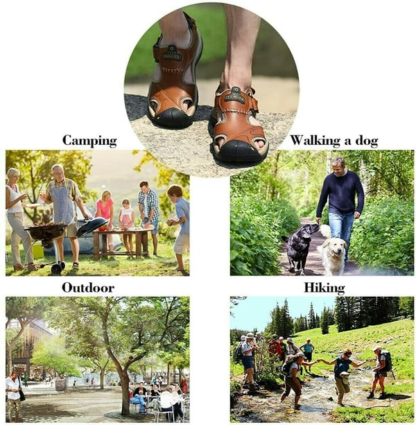 On This Week Sale off 50%π₯ Men's Outdoor Leather Orthopedic Summer Sandals