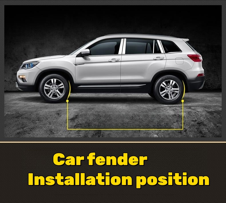 Car anti-sediment protection car paint fender(4pcs)
