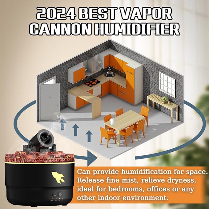 đLast day 45% Offđ Light Up Spaces⢠Cannon Blast Aroma Humidifier