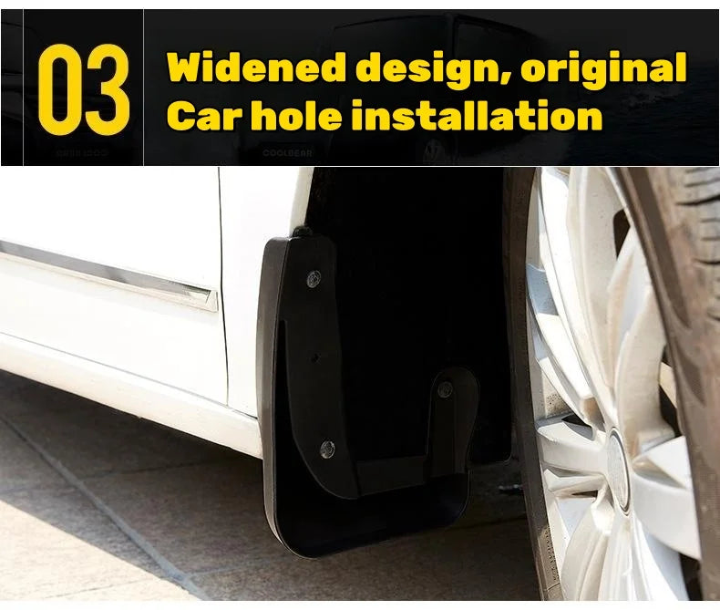Car anti-sediment protection car paint fender(4pcs)