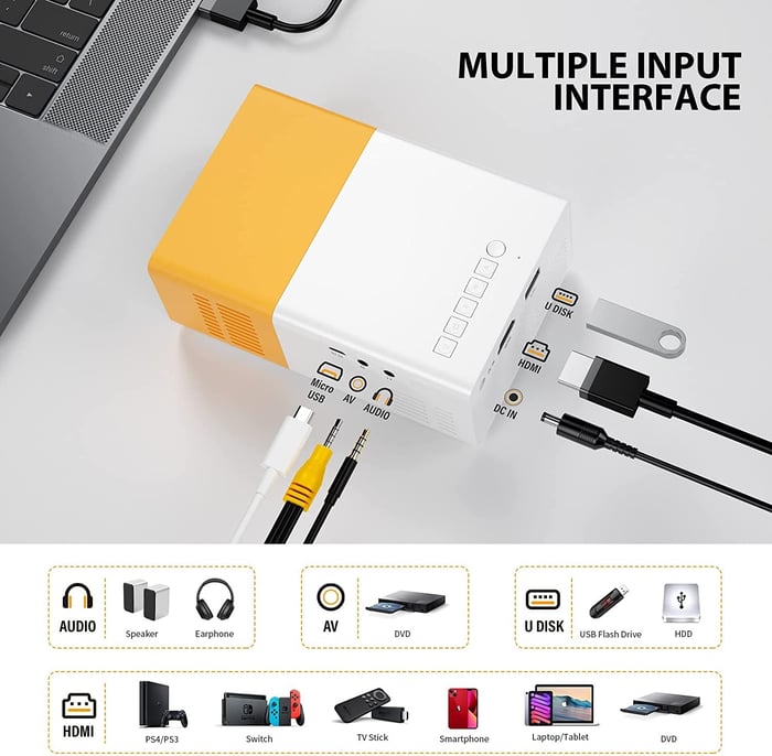 On This Week Sale 45%š„Portable Home Projector