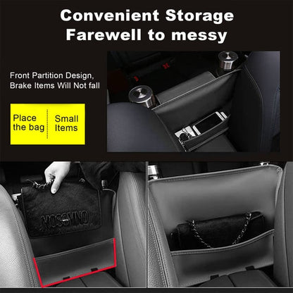 NEW MODEL - HOT SALE 45%🔥Car Storage Pocket, Car Seat Middle Hanger Storage Bag Organizer