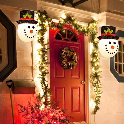 Snowman Porch Light Covers