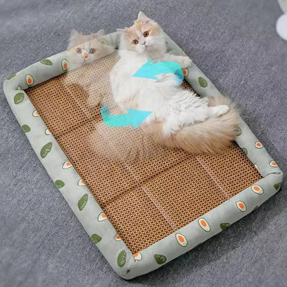 🐱Summer Cooling Cat Rattan Mat