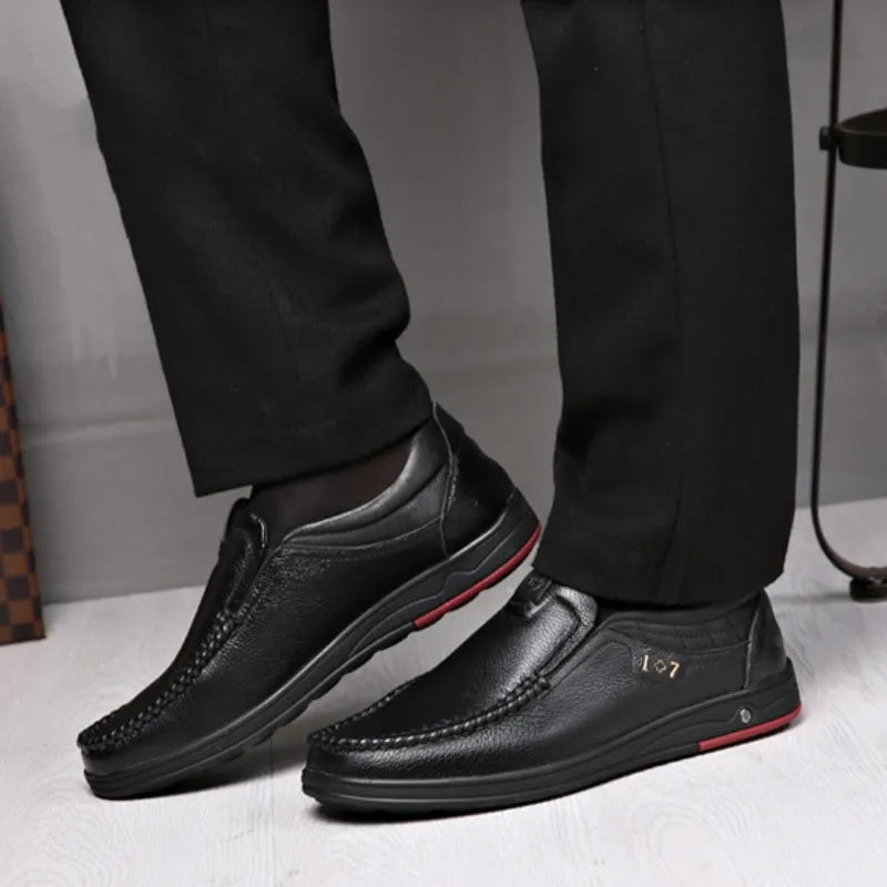 Men's Orthopedic British Business Leather Shoes