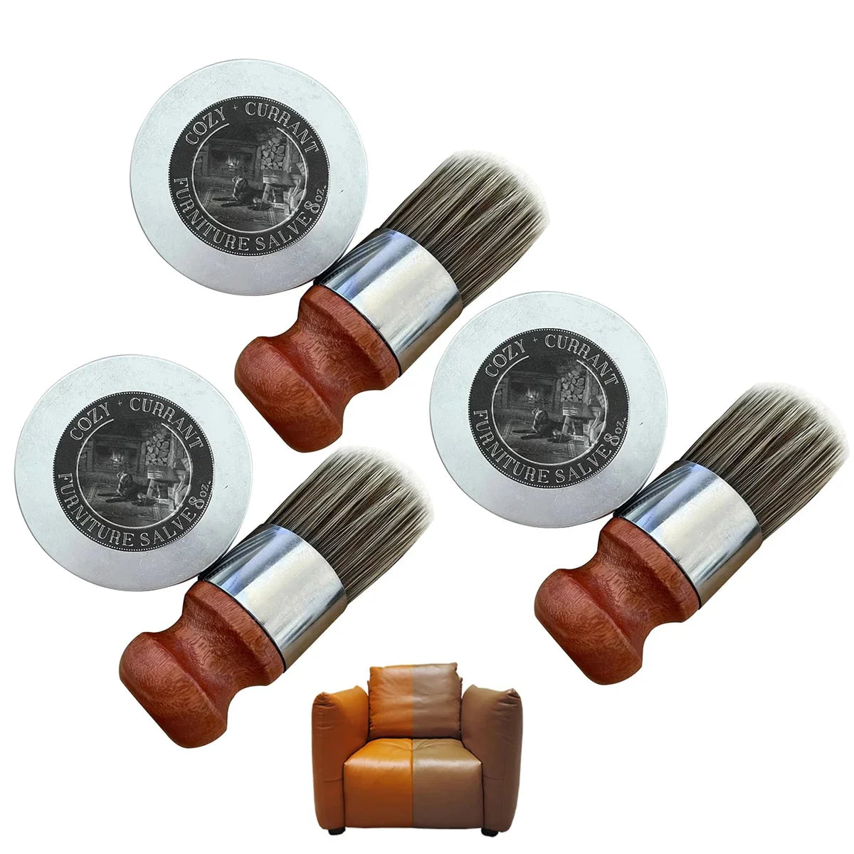 🔥HOT SALE 45% OFF🔻SalveGloss™ Leather & Furniture Repair Salve + Applicator Brush