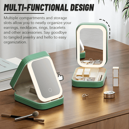 LED Three-Color Adjustable Makeup Mirror