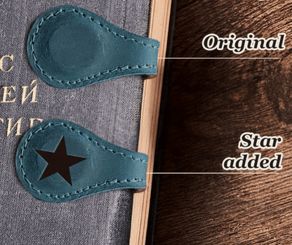 50% Off for Book Lovers🎁 Personalized Magnetic Leather Bookmark [Buy More Save More]