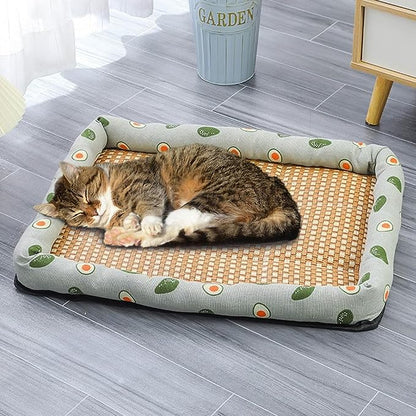 🐱Summer Cooling Cat Rattan Mat