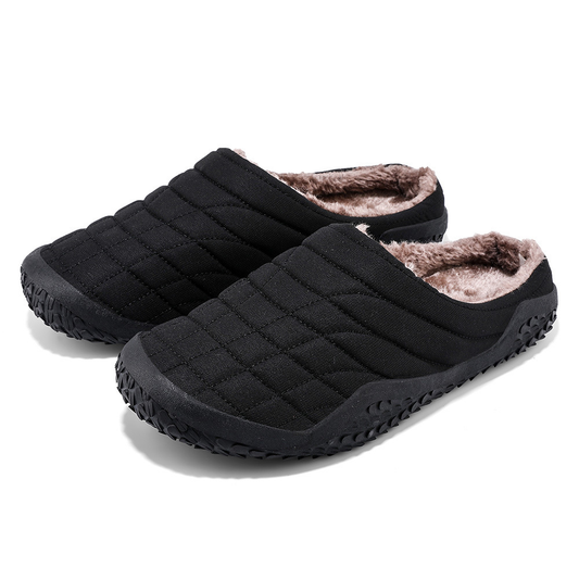 Men Slippers Warm Plush Shoes Waterproof Slippers Cotton Shoes