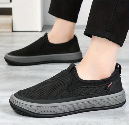 Men's Breathable Mesh Orthopedic Walking Slip-on Shoes