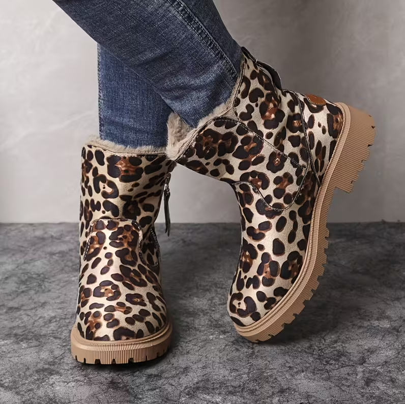 CozyStep™ Orthopedic Fur-Lined Ankle Boots for Fall & Winter
