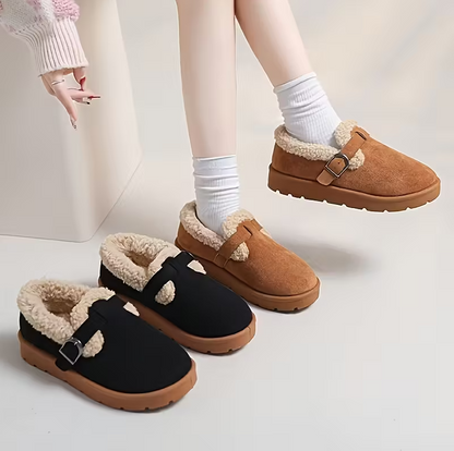 Cozy Orthopedic Winter Slip-on – Warm Lined Slip-On Comfort Shoes