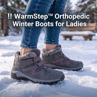 🎄Winter Promotion 45%❤️ Women’s Warm Winter Boots, Waterproof Orthopedic Snow Boots