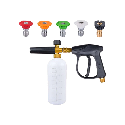 Tool Daily Pressure Washer Foam Cannon with Dual-Connector Accessory