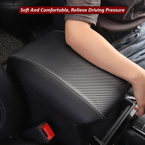 Car Carbon FiberCentral Armrest Protective Cover