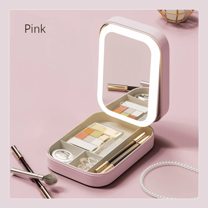 LED Three-Color Adjustable Makeup Mirror