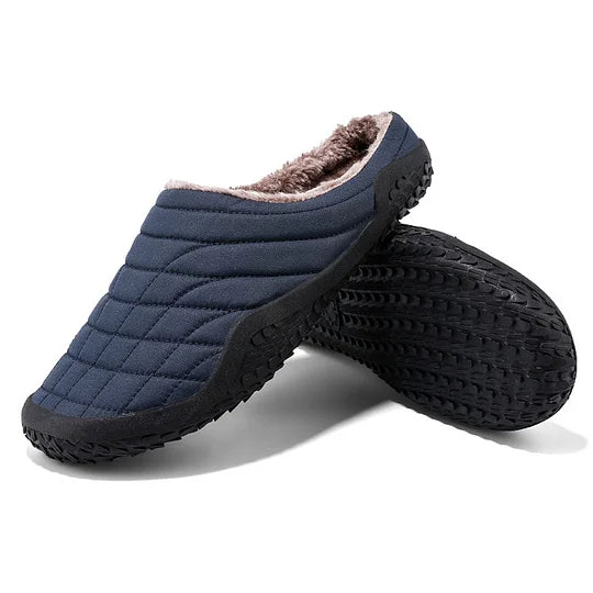 Men Slippers Warm Plush Shoes Waterproof Slippers Cotton Shoes